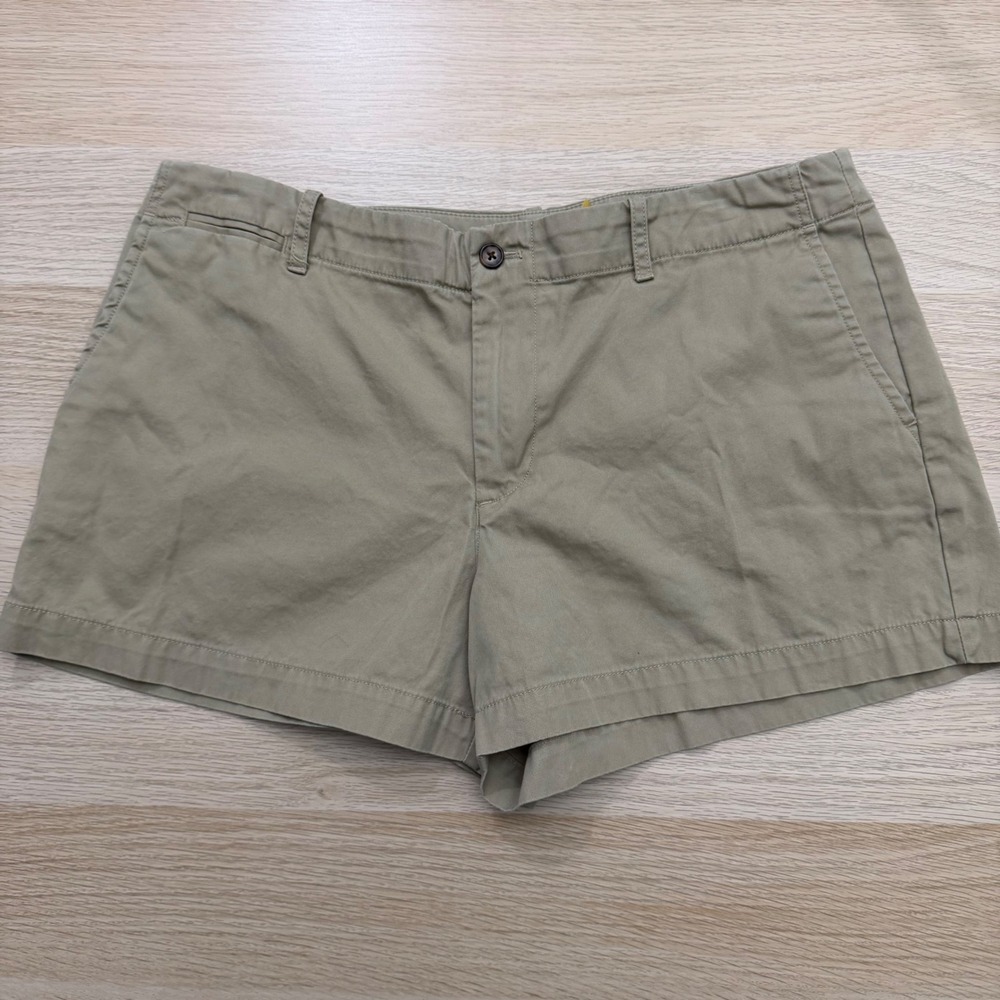 Polo Ralph Lauren Khaki Chino Shorts Size 10 Tan Cotton Twill Preppy Coastal